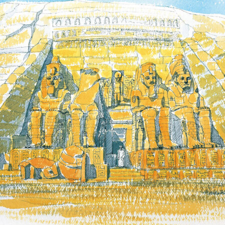 垣内宣子《アブシンベル神殿（エジプト）》